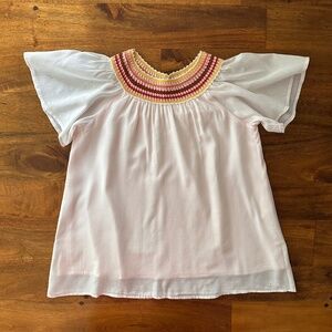 Pink Cotton Macrame Dress